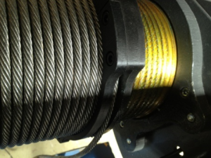 hoist rope guide